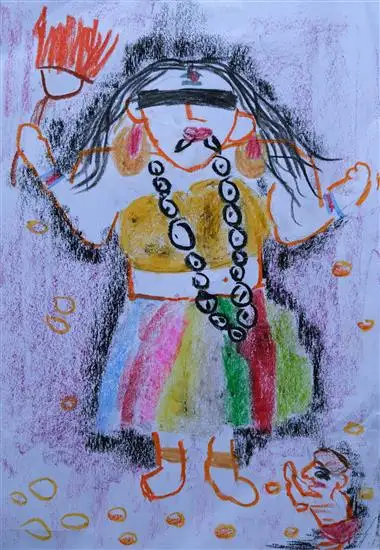 painting by Akshara Jain (4 years)