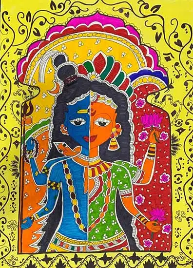 painting by Krishya Thakur (17 years)