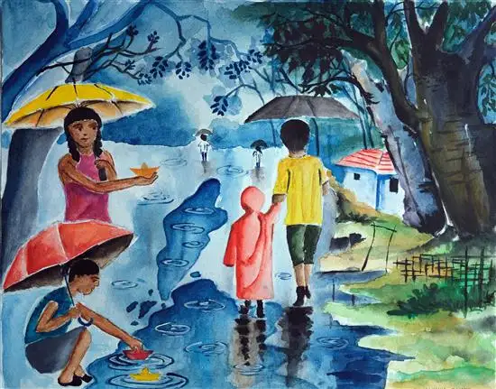 painting by Sharannya Sahoo (14 years)