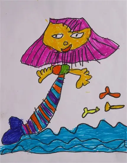 painting by Druvi Arvind (5 years)