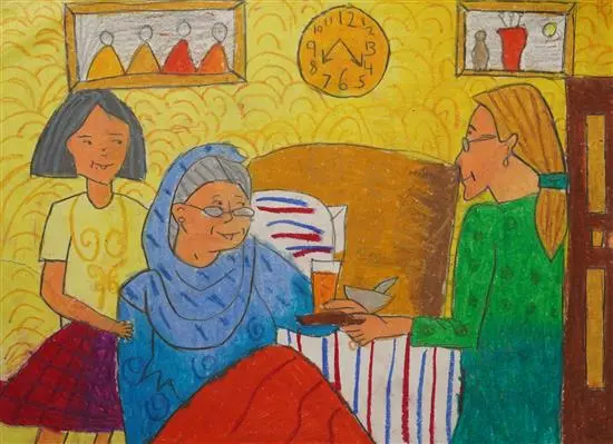 painting by Harleen Kaur (11 years) 