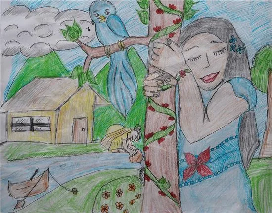 painting by Nandana Murali (11 years)