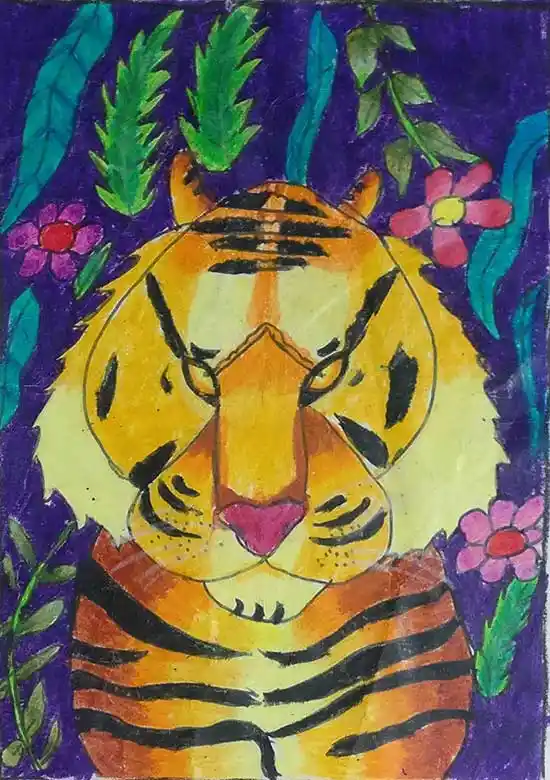 painting by Adrika Pathak (9 years)