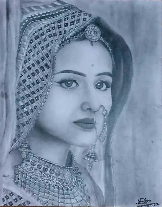painting by Diya Prajapati (15 years)