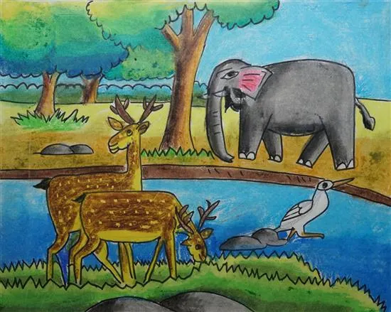 painting by Drashy Kunal Shah (10 years)