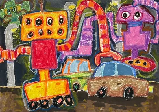 painting by Mok Man Ho, Theo (8 years)