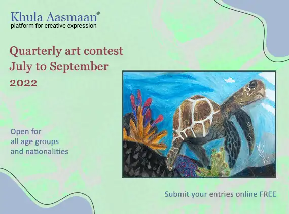 Khula Aasmaan Quarterly art contest - July to Sept 22