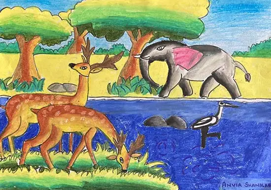 painting by Anvia Shankar (8 years)