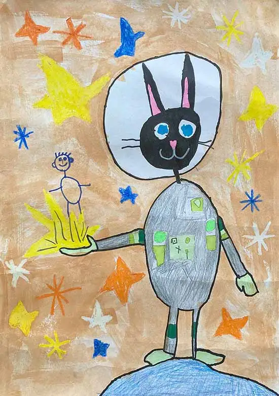 painting by Marcel Pitonak (5 years)