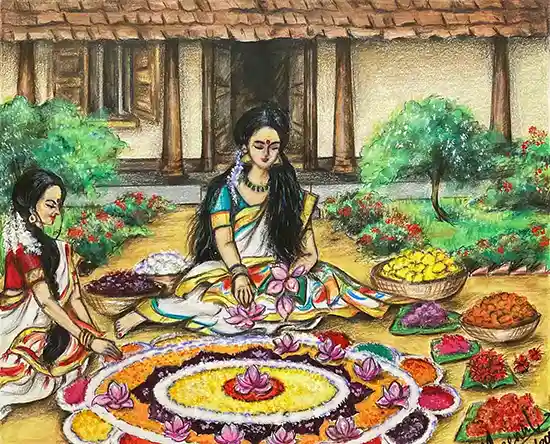 painting by Meenal Acharya (30 years)