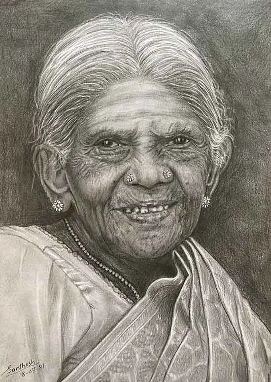 painting by Santhosh Kumar (45 years)