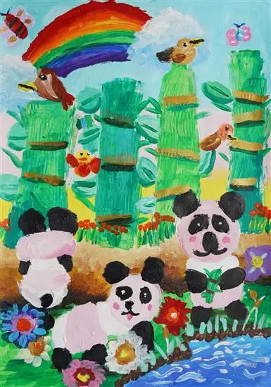 painting by Law Hoi Man (7 years)