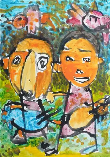 painting by Amara Heang (4 years)