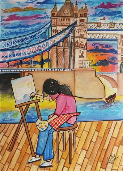 painting by Aditi Raj (12 years)