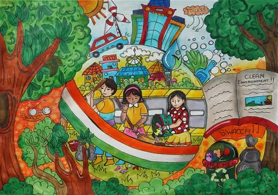 painting by Raavee Poojari (11 years)